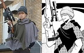 腕利きスナイパー・レッドアイ役の阿部力