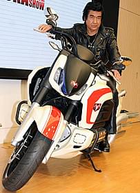 トークショーに出席した藤岡弘、「仮面ライダー1号」